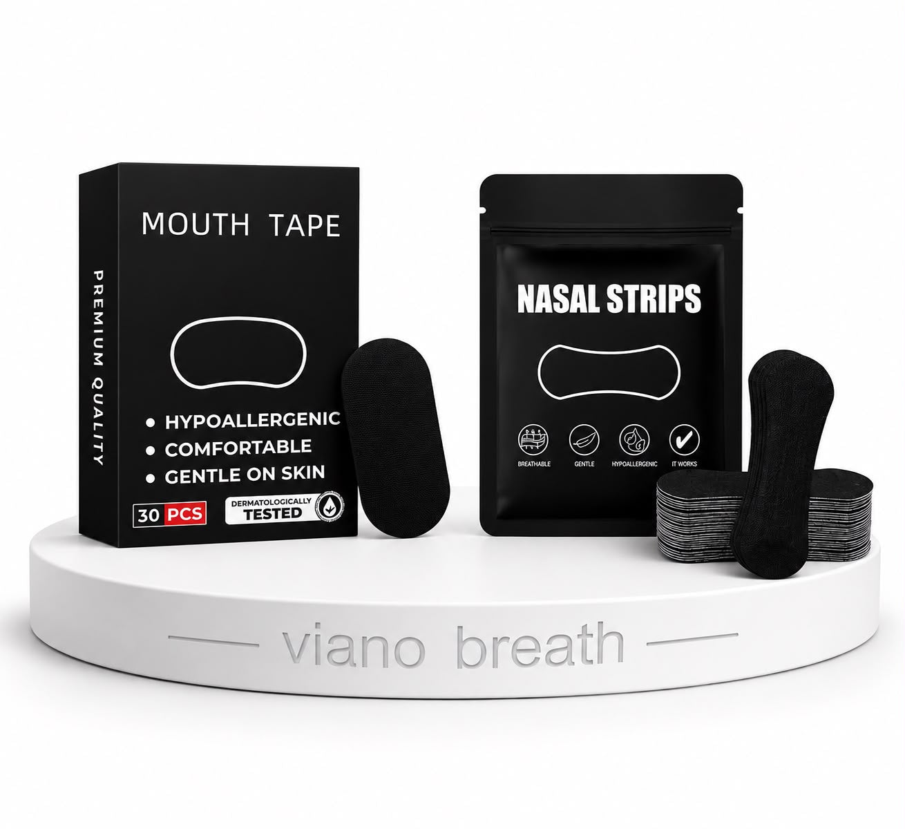 viano breath™️- רצועות אף מתקדמות לנשימה חופשית ושינה עמוקה